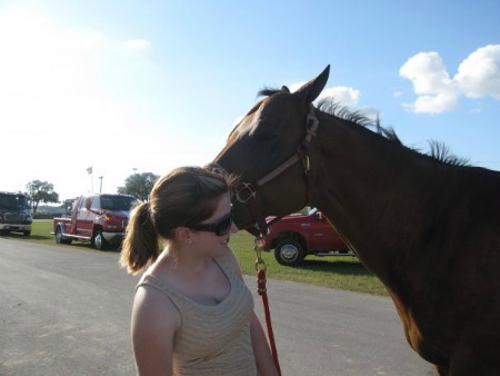 Sarah with Mo