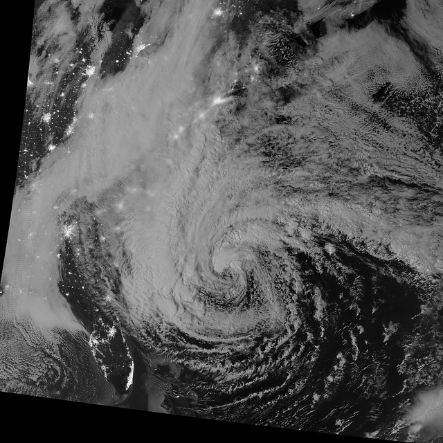 sandy at night